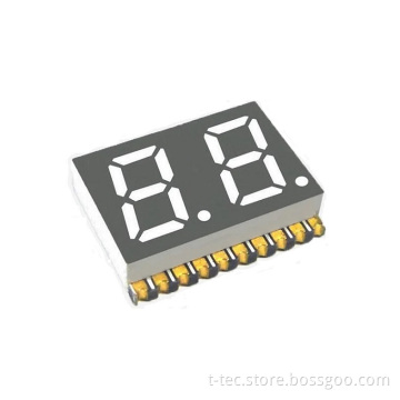 0.3 Inch Double Digits 7-Segment LED Surface Mount Display by Chinese Manufacturer